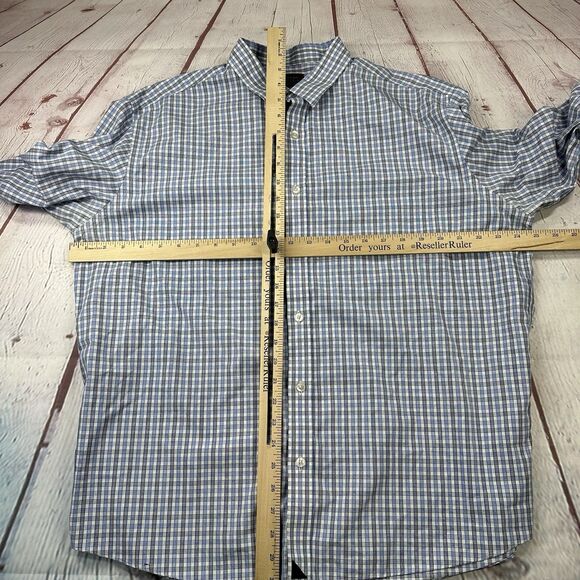 UNTUCKit men's XL Plaid Button Down Long Sleeve 1 Performance Shirt  Lot of 2 - Picture 4 of 14